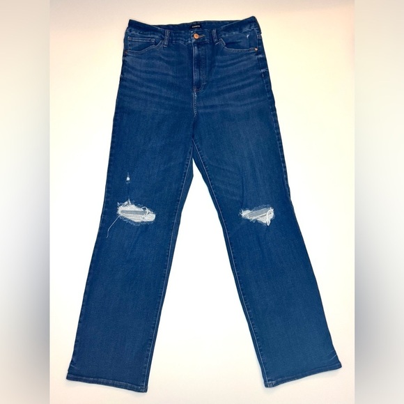 Express Denim - Express Women’s Modern Straight Super High Rise Ultra Hyper Stretch Size- L reg